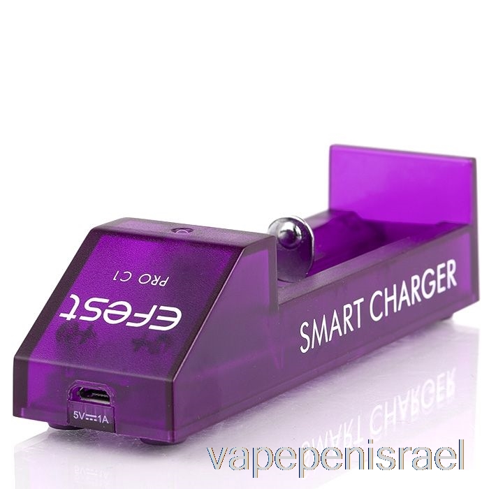 חד פעמי Vape Israel Efest Pro C1 מטען סוללה חכם 1-bay