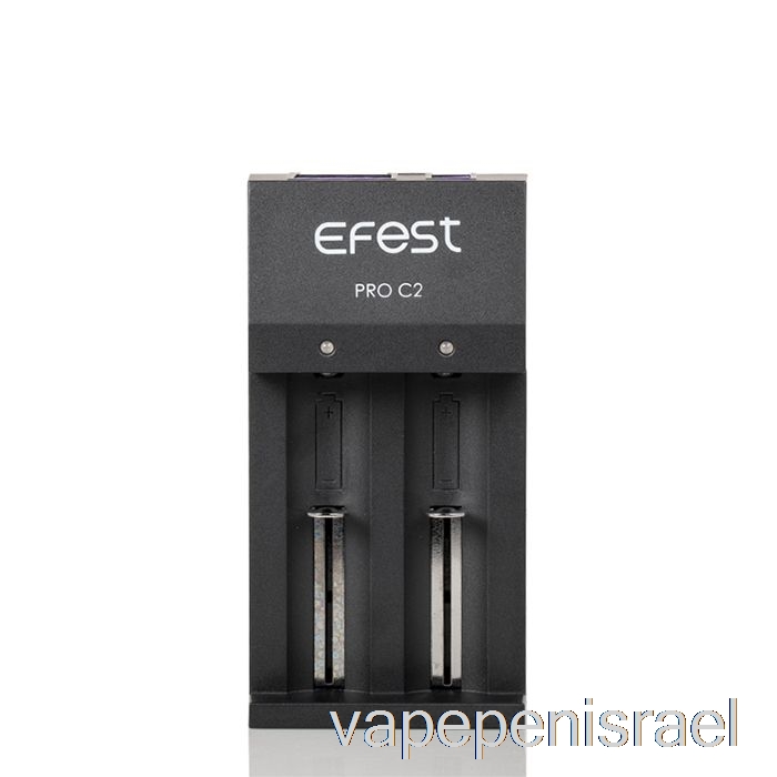 חד פעמי Vape Israel Efest Pro C2 2-bay מטען סוללה חכם