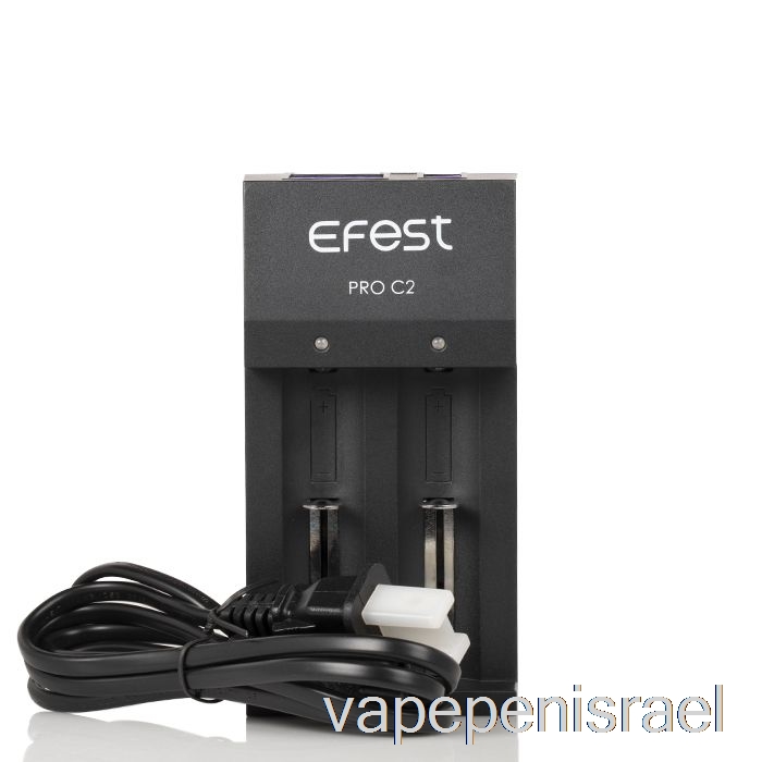 חד פעמי Vape Israel Efest Pro C2 2-bay מטען סוללה חכם