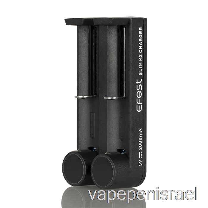 חד פעמי Vape Israel Efest Slim K2 מטען סוללה עם שני חריצים