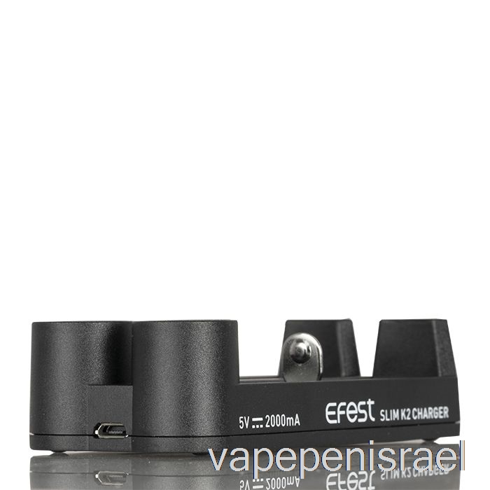 חד פעמי Vape Israel Efest Slim K2 מטען סוללה עם שני חריצים