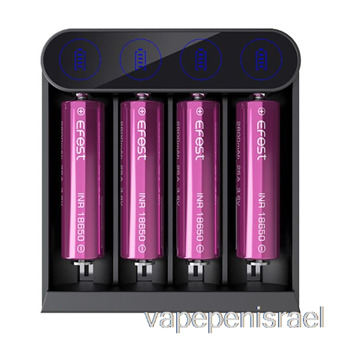 מטען חד פעמי Vape Israel Efest Slim K4 Usb-c