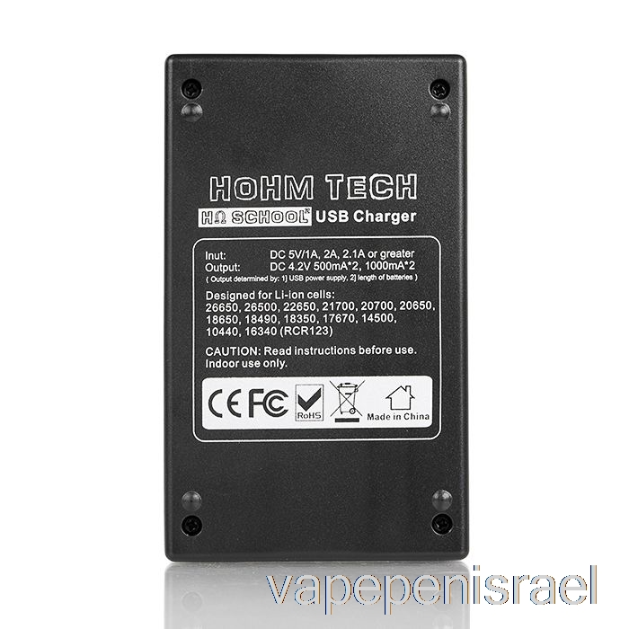 חד פעמי Vape Israel Hohm Tech School 2 2a Mic-usb מטען
