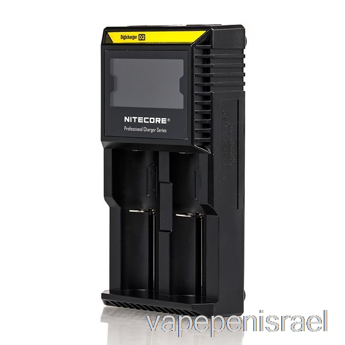 מטען סוללות חד פעמי Vape Israel Nitecore D2 (2 מפרצים)