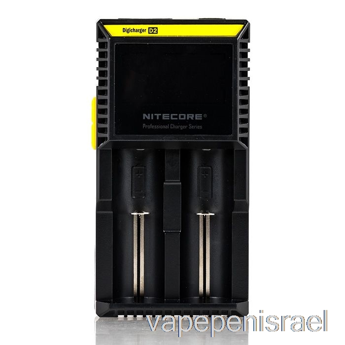 מטען סוללות חד פעמי Vape Israel Nitecore D2 (2 מפרצים)