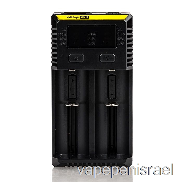 מטען סוללות חד פעמי Vape Israel Nitecore I2 (2 מפרצים)