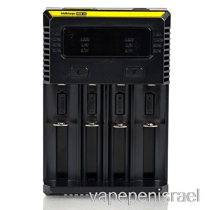 מטען סוללה חד פעמי Vape Israel Nitecore I4 V2 (4 מפרצים)