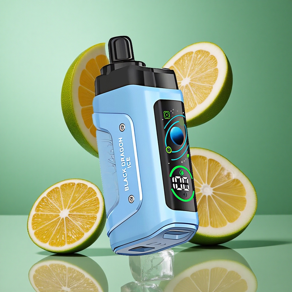 Razz Bar 45000 פאפים דרגון שחור קרח Israel vape סליל משי 1.0 אוהם סוללה 650 מיליאמפר