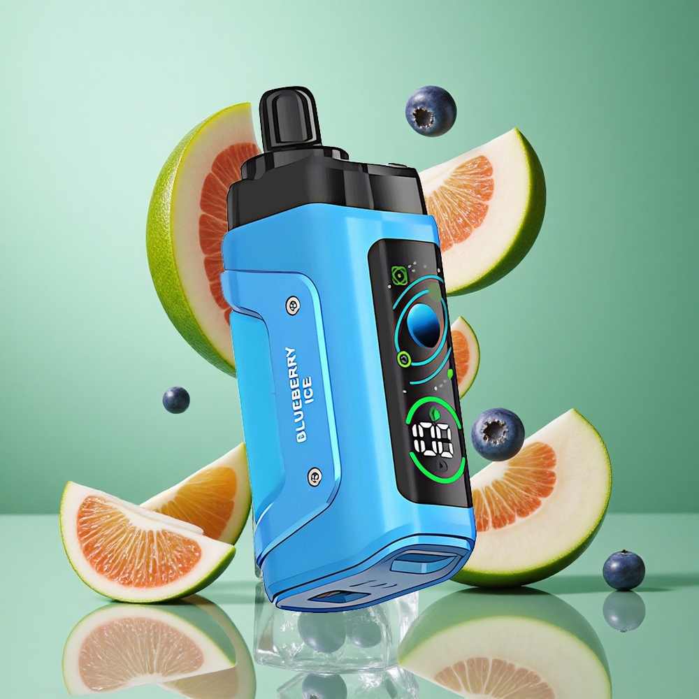 Razz Bar 45000 פאפים קרח אוכמניות Israel vape סליל רשת 1.0 אוהם סוללה 650 מאח