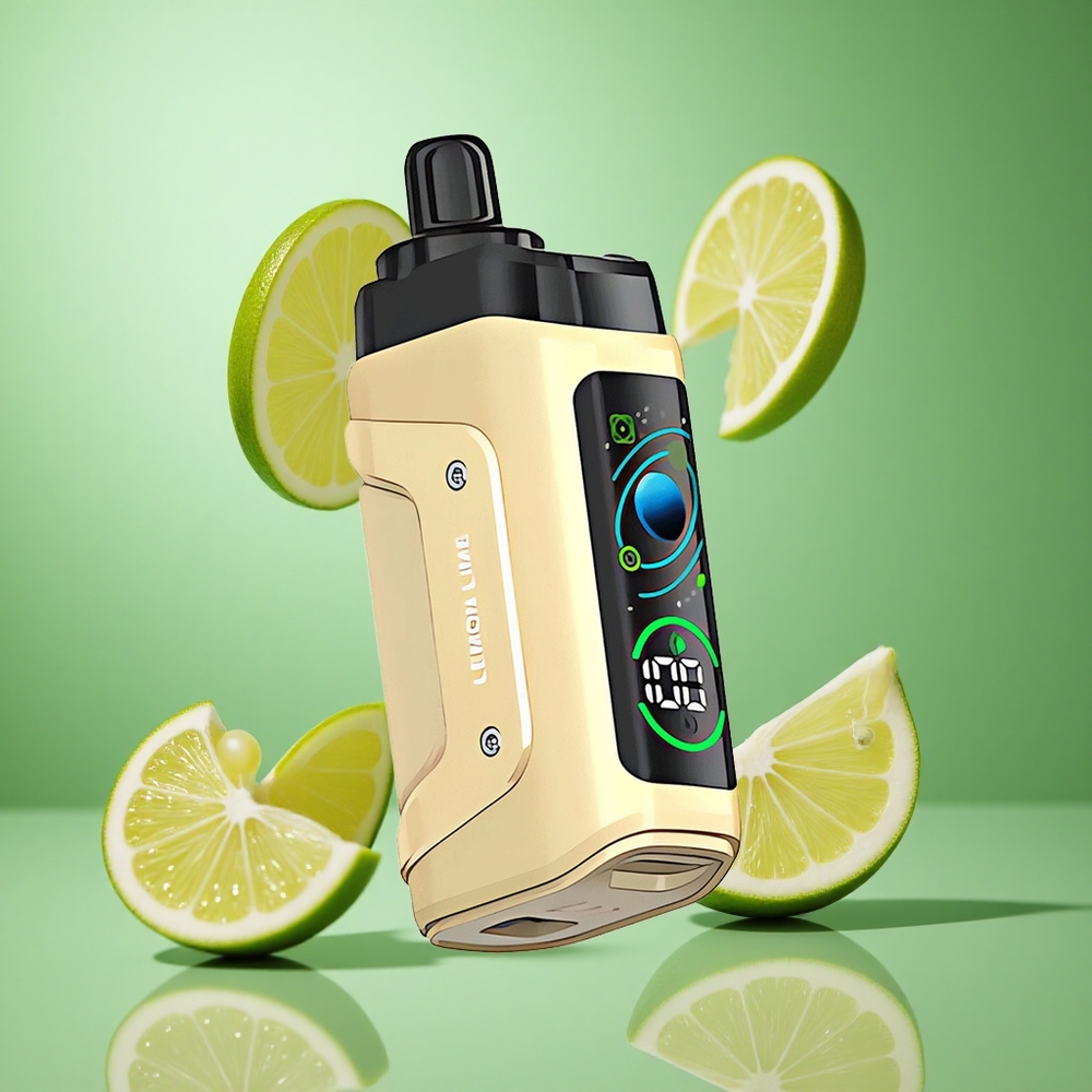 Razz Bar 45000 פאפים לימון ליים ופטל Israel vape סוללה 650 מא"ש סליל 1.0 אוהם