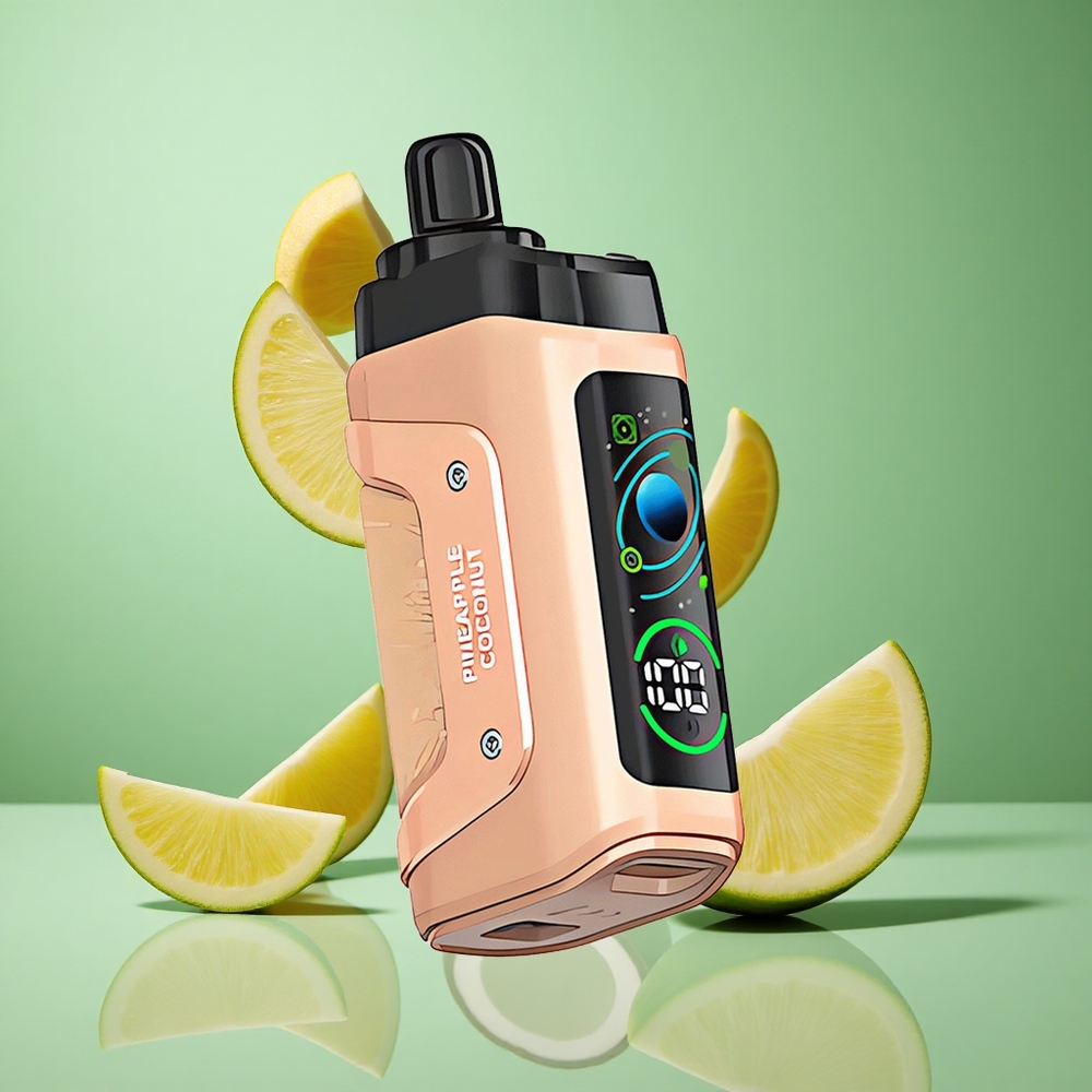 Razz Bar 45000 פאפים אננס קוקוס סיגריות אלקטרוניות חד פעמיות Israel vape סוללה 650 Mah