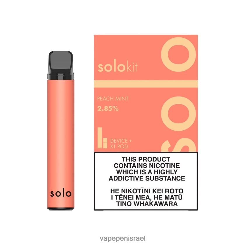 Vape Pen - Solo ערכת תרמילים נענע אפרסק 2RHF8644